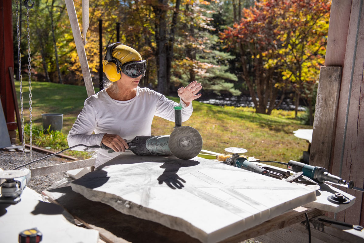 Sculptor Caroline