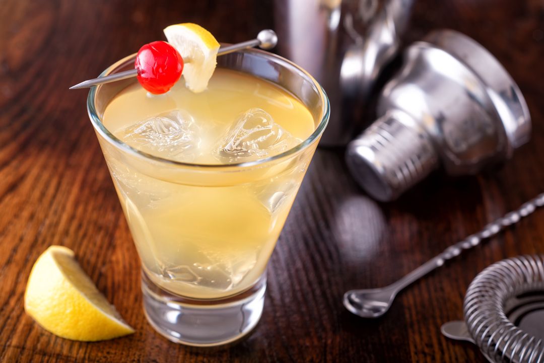 Whiskey Sour Cocktail